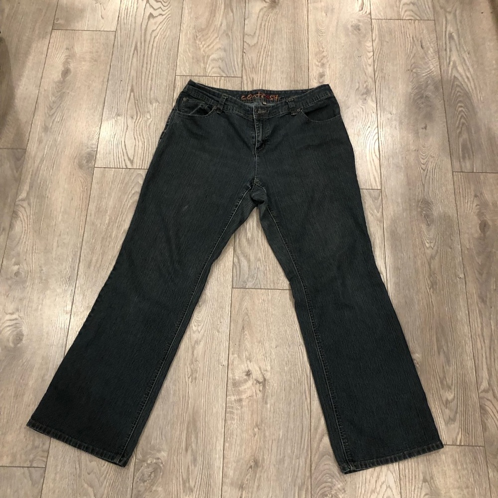 Contrast jeans